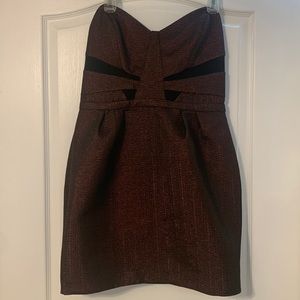 Red Dynamite Mini Dress with Mesh Cut Outs NWT